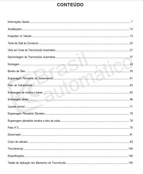 Manual Reparação Câmbio 0372l Mitsubishi L200 Pajero