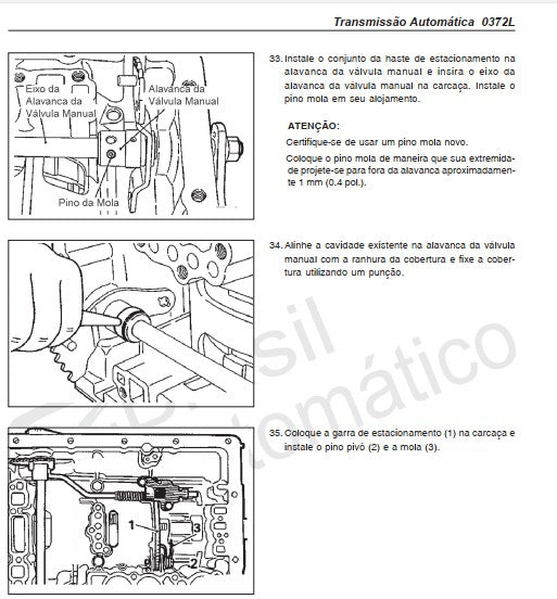 Manual Reparação Câmbio 0372l Mitsubishi L200 Pajero