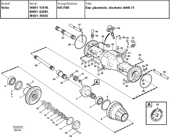 Catalogo De Pecas Pa Carregadeira Volvo - L120d - (em Portug