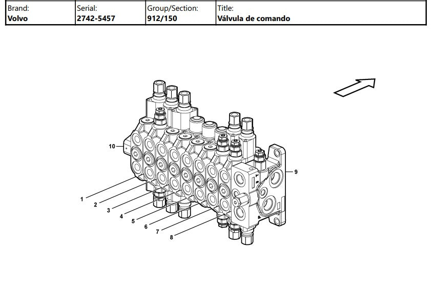 Catalogo De Pecas Escavadeiras Compactas Volvo - Ec27c