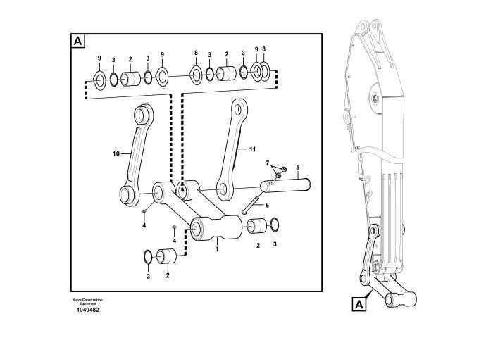 Catalogo De Pecas Escavadeiras Volvo - Ec250d L - Pt-br
