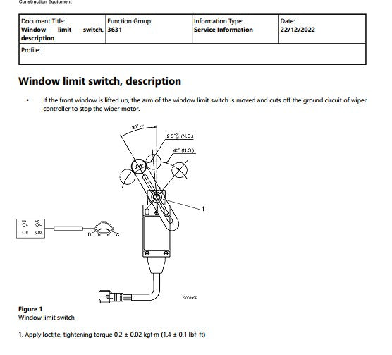 manual de reparo Volvo EC140 LC escavadeira - página interna sobre sistema elétrico e diagramas