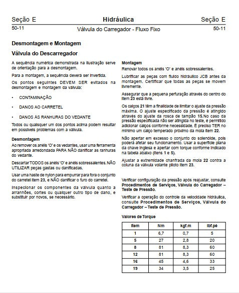 Manual De Serviços Retroescavadeira Jcb 4cx