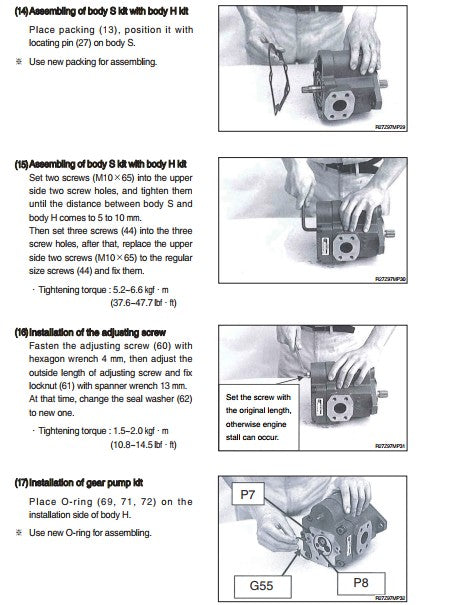 Manual De Serviço HYUNDAI - R16-9 - Mini Escavador