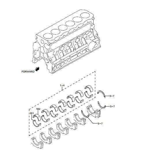 Catalogo De Pecas Escavadeira Hyundai - R160lc - 7 - (ingles