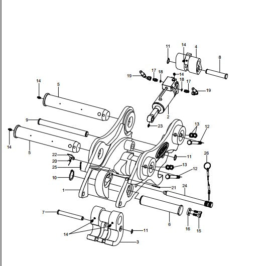 Catalogo De Pecas Escavadeira Hyundai - R160lc - 7 - (ingles