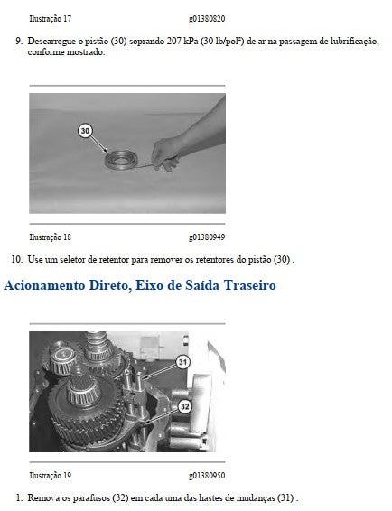 MANUAL DE SERVICO TRANSMISSAO RETROESCAVADEIRA 416E - EM PORTUGUES