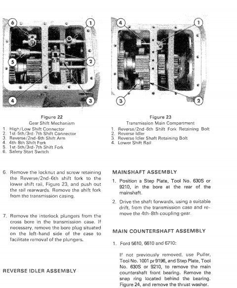 MANUAL DE SERVIÇOS TRATOR FORD 4610, 4630, 5600, 6610, 6710