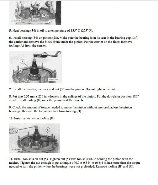 Manual de Serviço Caterpillar - 120G - Motoniveladora (Inglês) PDF