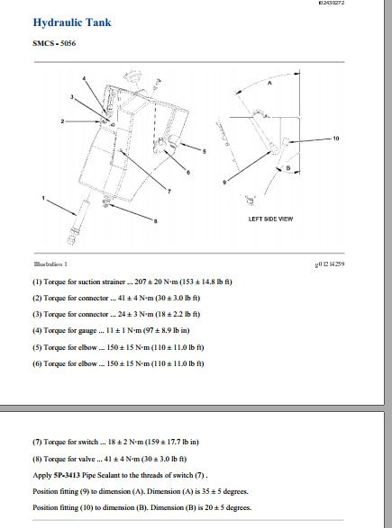 Manual de Serviço CATERPILLAR - CB-534D - Rolo Compactador Vibratório (Inglês) PDF