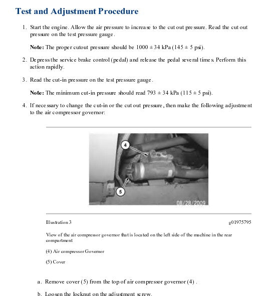 Manual de Serviço Caterpillar - 140K - Motoniveladora (Inglês) PDF