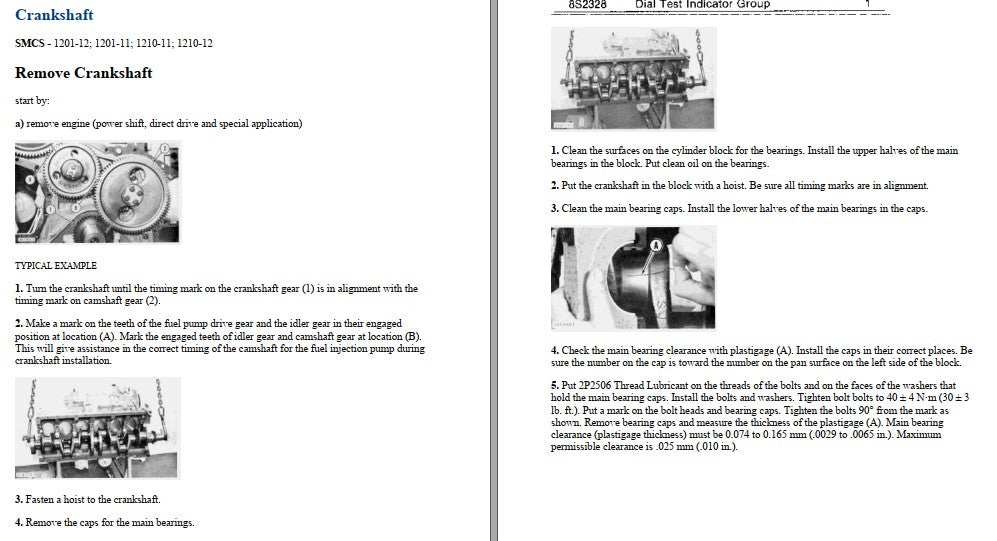 Manual de Serviço CATERPILLAR - D6D SR - Trator De Esteira (Inglês) PDF