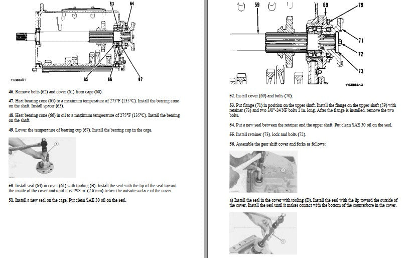 Manual de Serviço CATERPILLAR - D6D SR - Trator De Esteira (Inglês) PDF