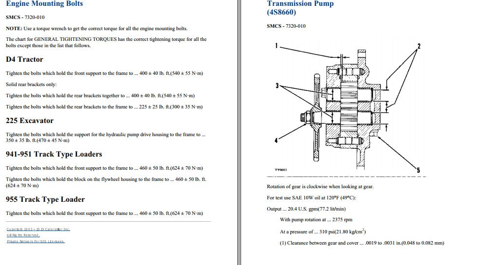 Manual de Serviço CATERPILLAR - 941B - Carregadeira De Esteira (Inglês) PDF