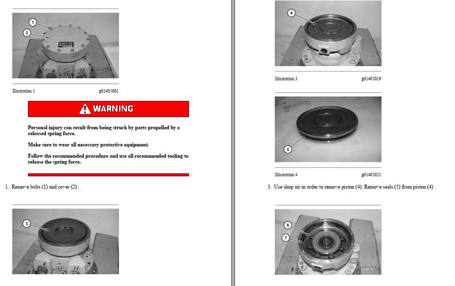 Manual de Serviço Caterpillar - 242B3 - Mini Carregadeira (Inglês) PDF