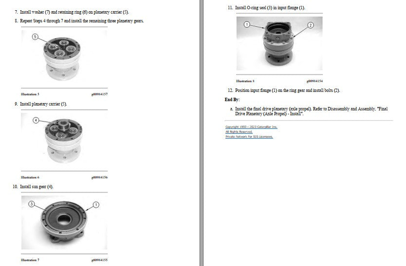 Manual de Serviço CATERPILLAR - CP-533E - Rolo Compactador Vibratório (Inglês) PDF