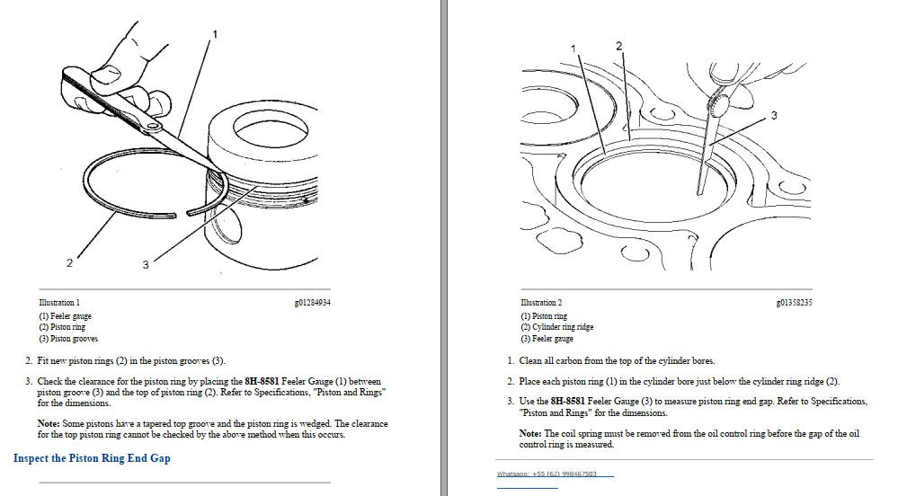 Manual de Serviço CATERPILLAR - CB-434D - Rolo Compactador Vibratório (Inglês) PDF