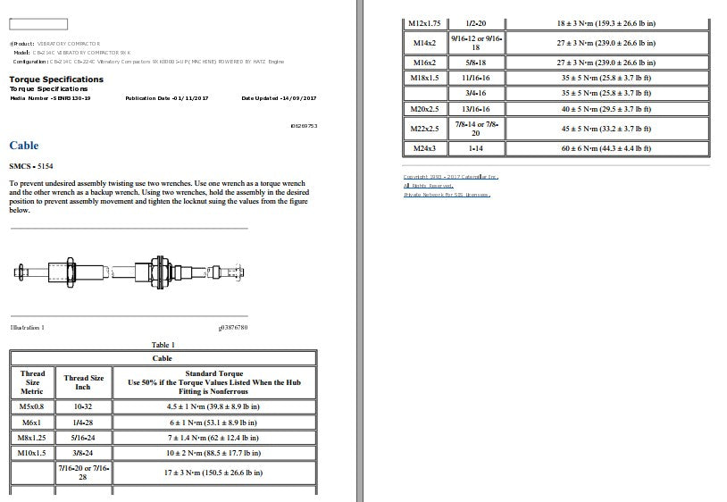 Manual de Serviço CATERPILLAR - CB-214C - Rolo Compactador Vibratório (Inglês) PDF