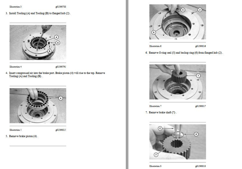 Manual de Serviço CATERPILLAR - CB-14 - Rolo Compactador Vibratório (Inglês) PDF