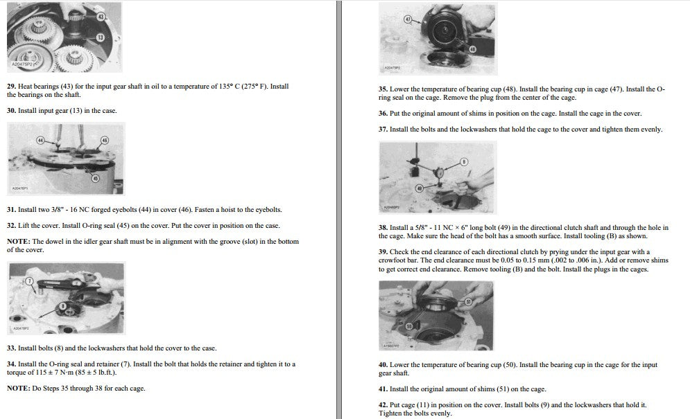 Manual de Serviço Caterpillar - 12G - Motoniveladora (Inglês) PDF