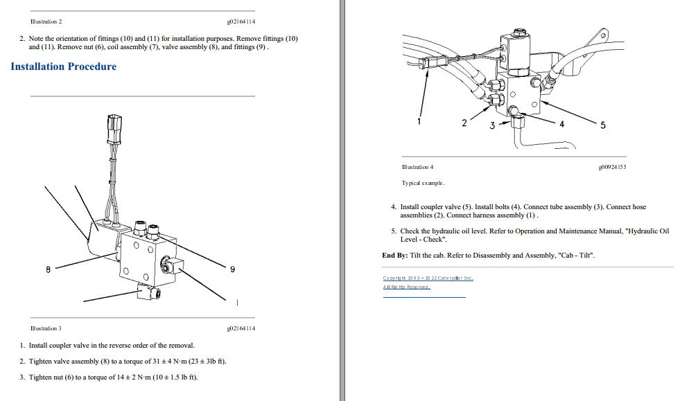Manual de Serviço Caterpillar - 226B3 - Mini Carregadeira (Inglês) PDF