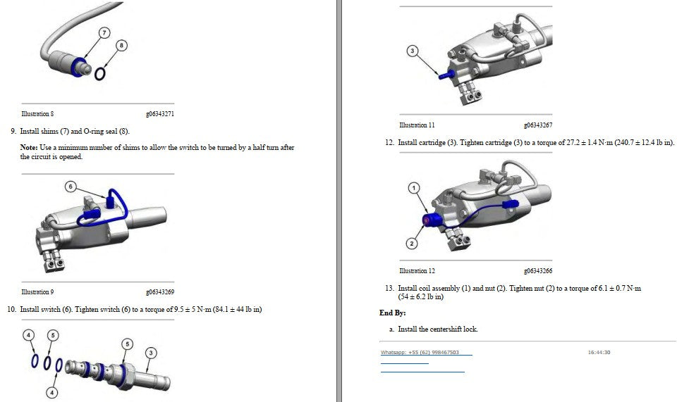 Manual de Serviço Caterpillar - 120 - Motoniveladora (Inglês) PDF