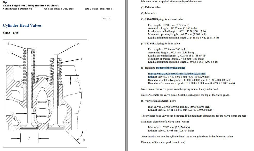 Manual De Serviço Motor Industrial - 3126B - Maquinas Caterpillar