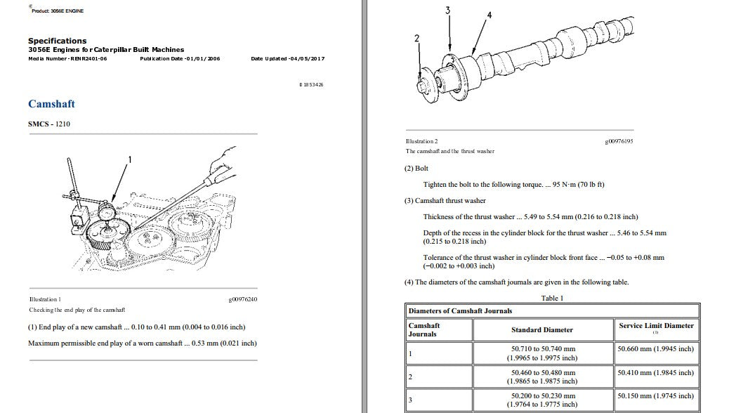 Manual De Serviço Motor - 3056E - Maquinas Caterpillar