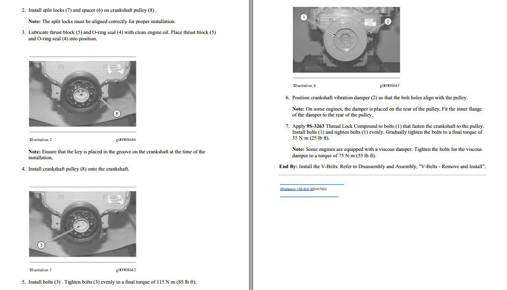 Manual De Serviço Motor - 3056E - Maquinas Caterpillar