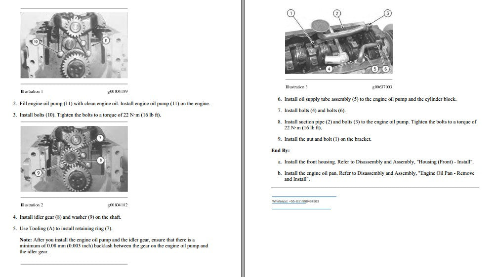 Manual De Serviço Motor - 3056 - Maquinas Caterpillar