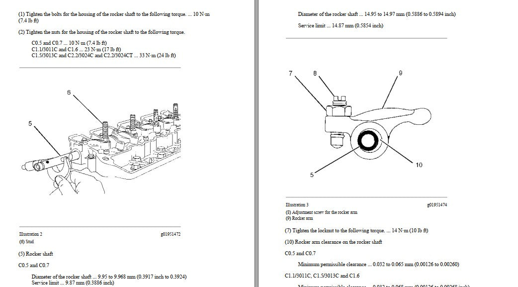 Manual De Serviço Motor Industrial - 3013C - Maquinas Caterpillar