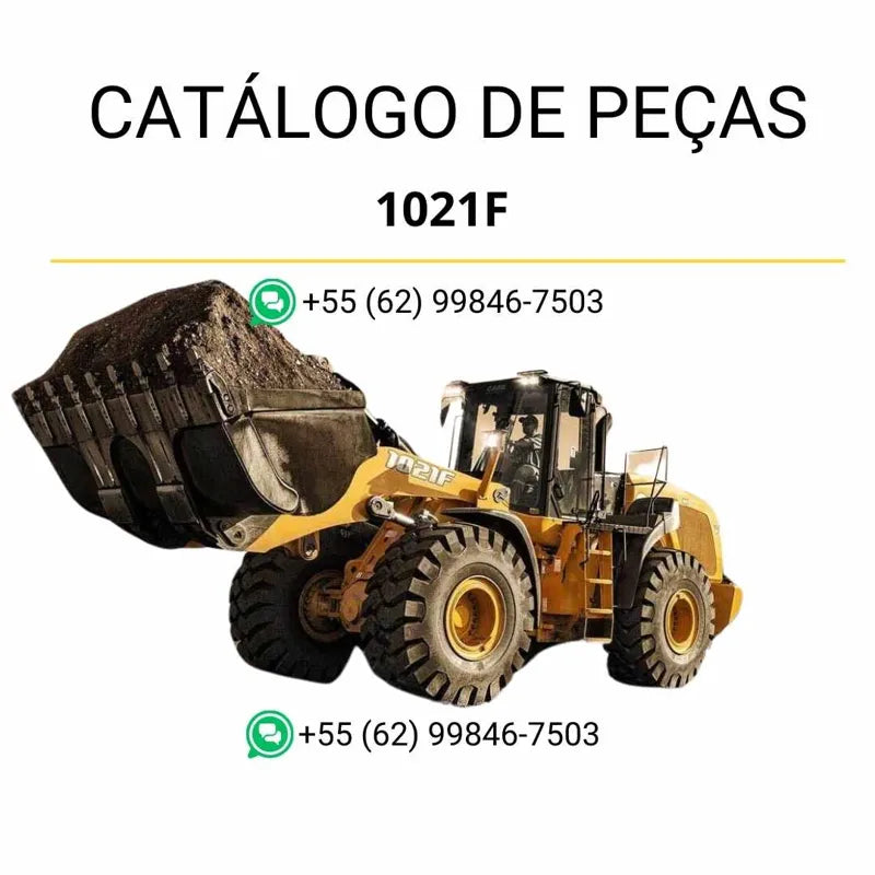 Catálogo de peças CASE 1021F em PDF, com vistas detalhadas e identificação completa dos componentes da pá-carregadeira TIER 2