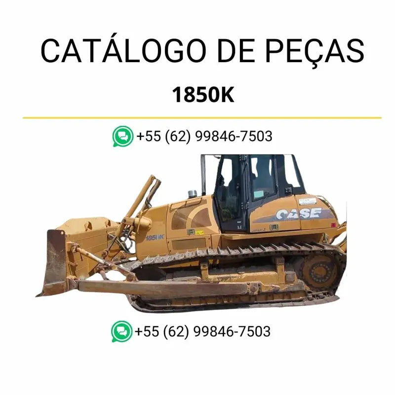 Catálogo de peças CASE 1850K Series 3 TIER 3 em PDF com diagramas detalhados e identificação completa dos componentes