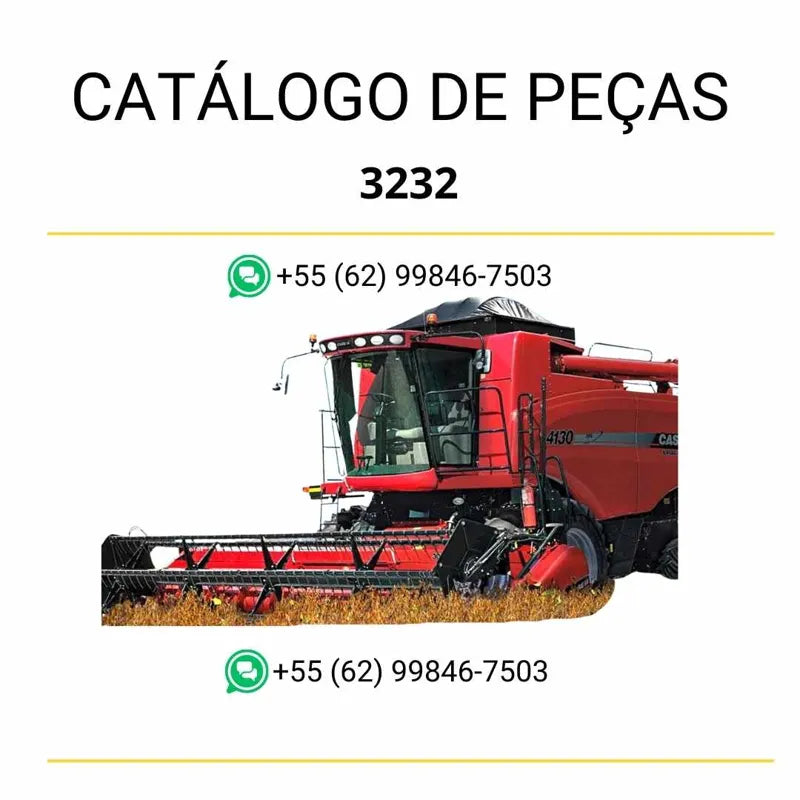 Catálogo de peças da colheitadeira Case 4150 em PDF, com ilustrações técnicas detalhadas e lista completa de componentes originais para manutenção.