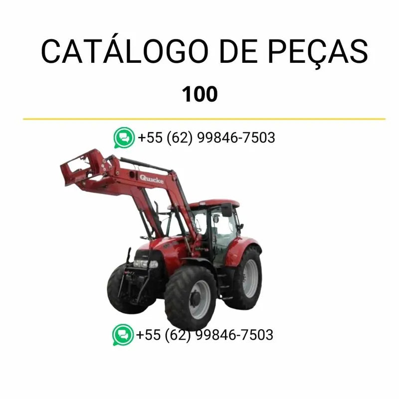 Catálogo de peças CASE MAXXUM 100 Tier 3 X-Line em PDF com diagramas técnicos e lista detalhada de componentes originais do trator.