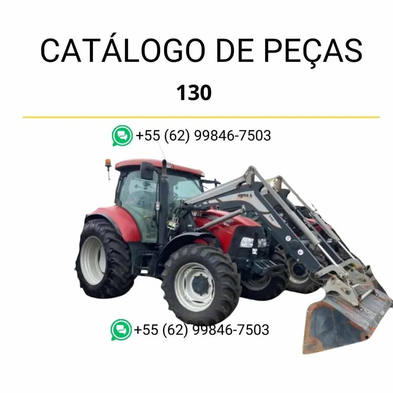 Catálogo de peças CASE Maxxum 130 Tier 3 Multi 2007-2013 em PDF, com ilustrações técnicas e lista completa de componentes