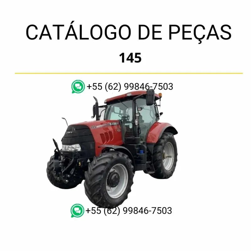 Catálogo de peças CASE PUMA 145 em PDF, com lista completa de componentes e ilustrações técnicas detalhadas