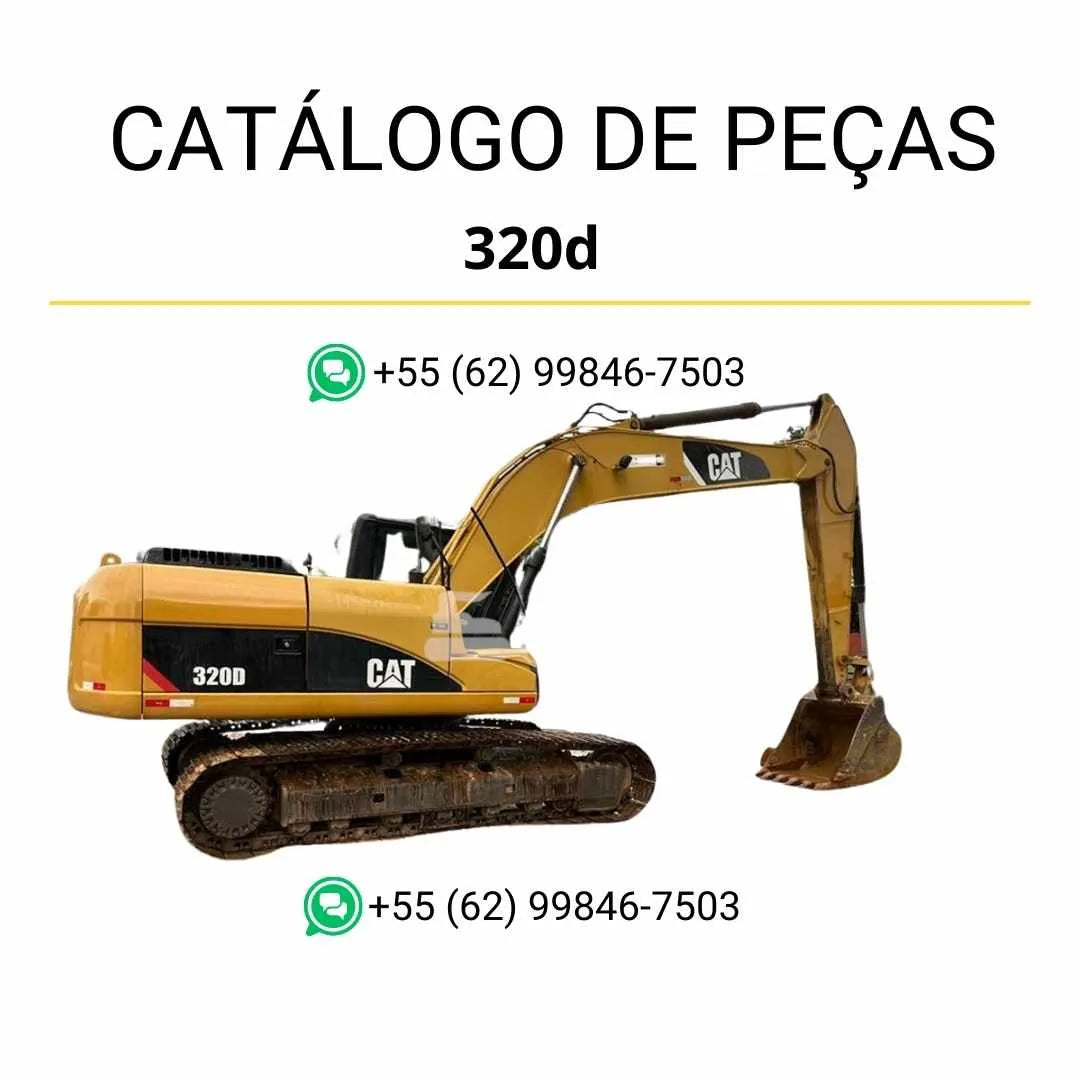 Y*A様 caterpillar 部品カタログ　3冊 Catálogo De Peças Escavadeira 320d e 320dl Caterpillar -