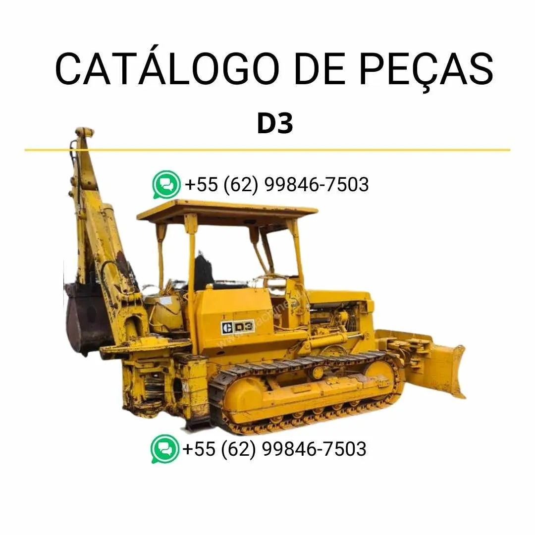 CATALOGO DE PEÇAS CATERPILLAR - D3 - RETROESCAVADEIRA DE ESTEIRA EM PD