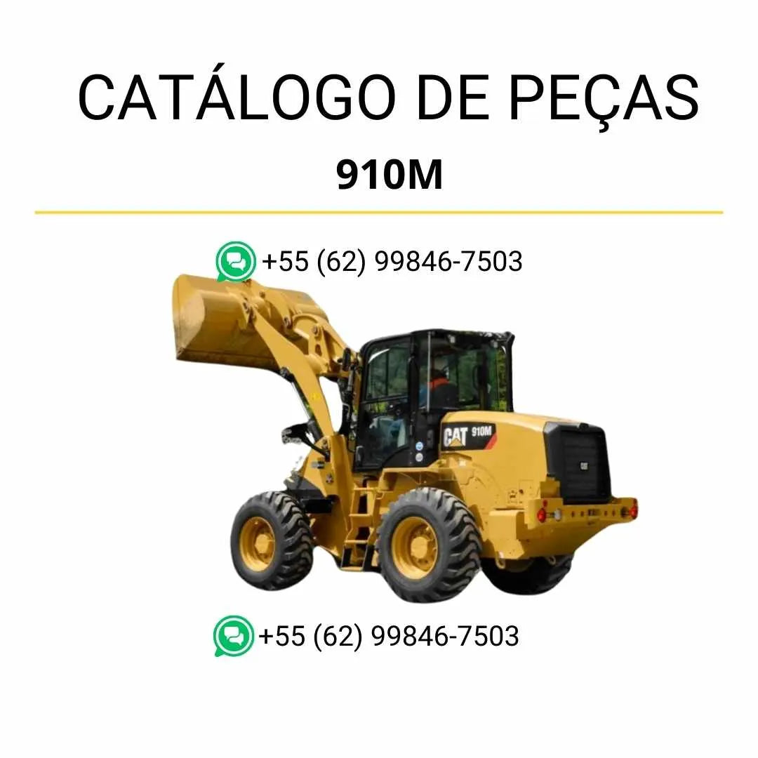 Catálogo de peças Caterpillar 914G em PDF com ilustrações técnicas detalhadas e lista completa de componentes da carregadeira de rodas compacta.