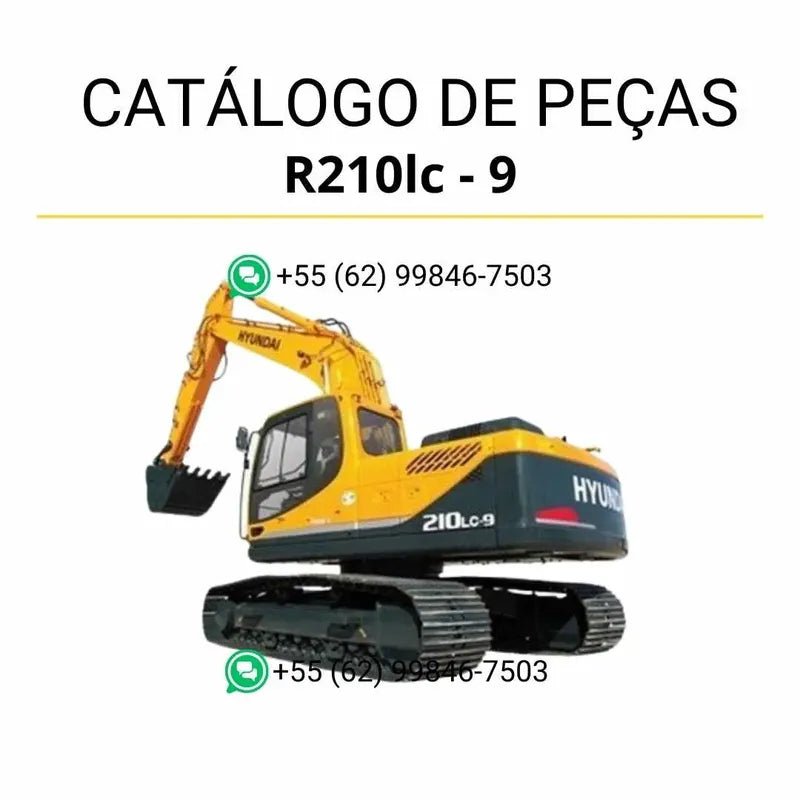 Catalogo De Pecas Escavadeira Hyundai - R210lc - 9 - (ingles
