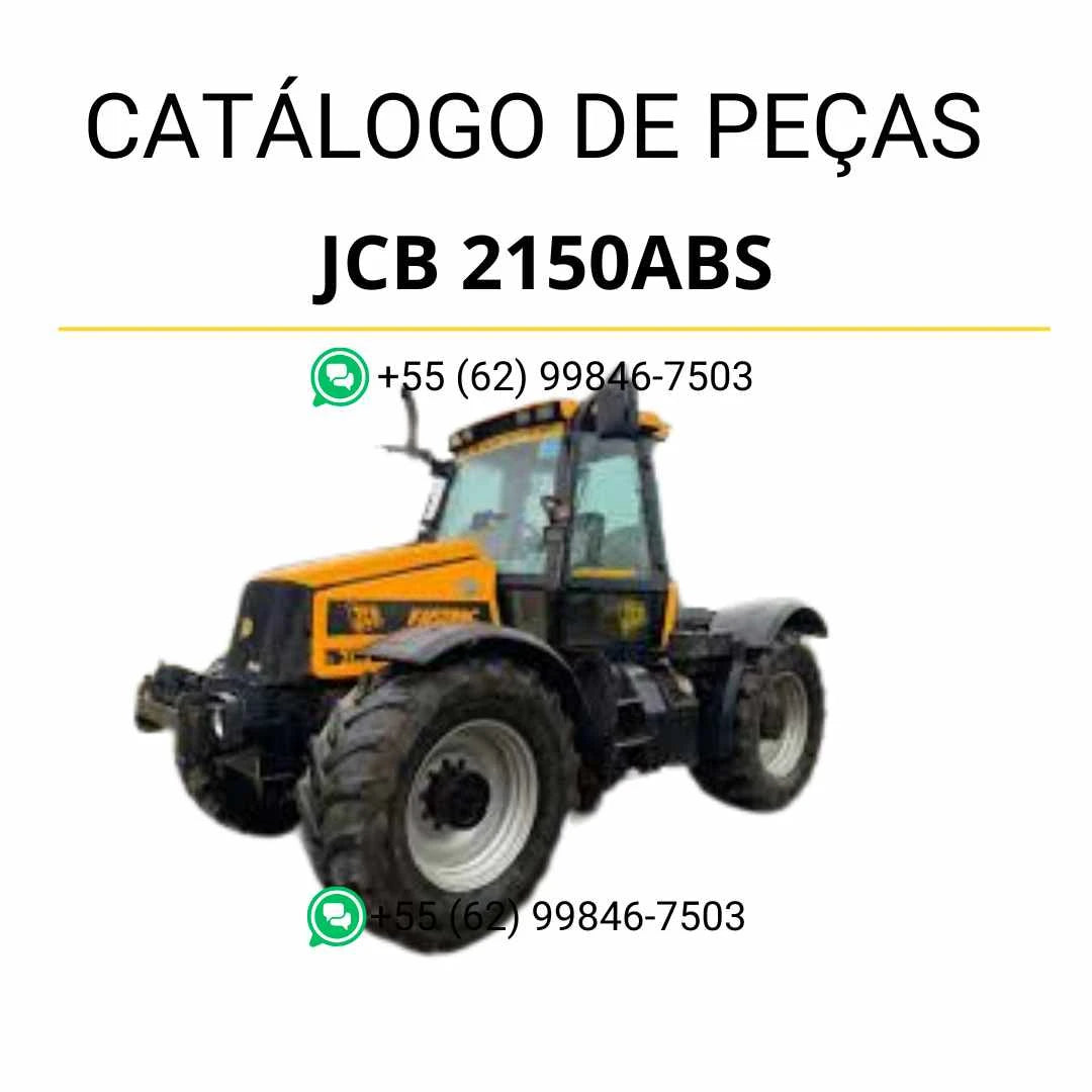 Catálogo de peças JCB 2150ABS Fastrac em PDF com diagramas ilustrados e identificação completa de componentes originais