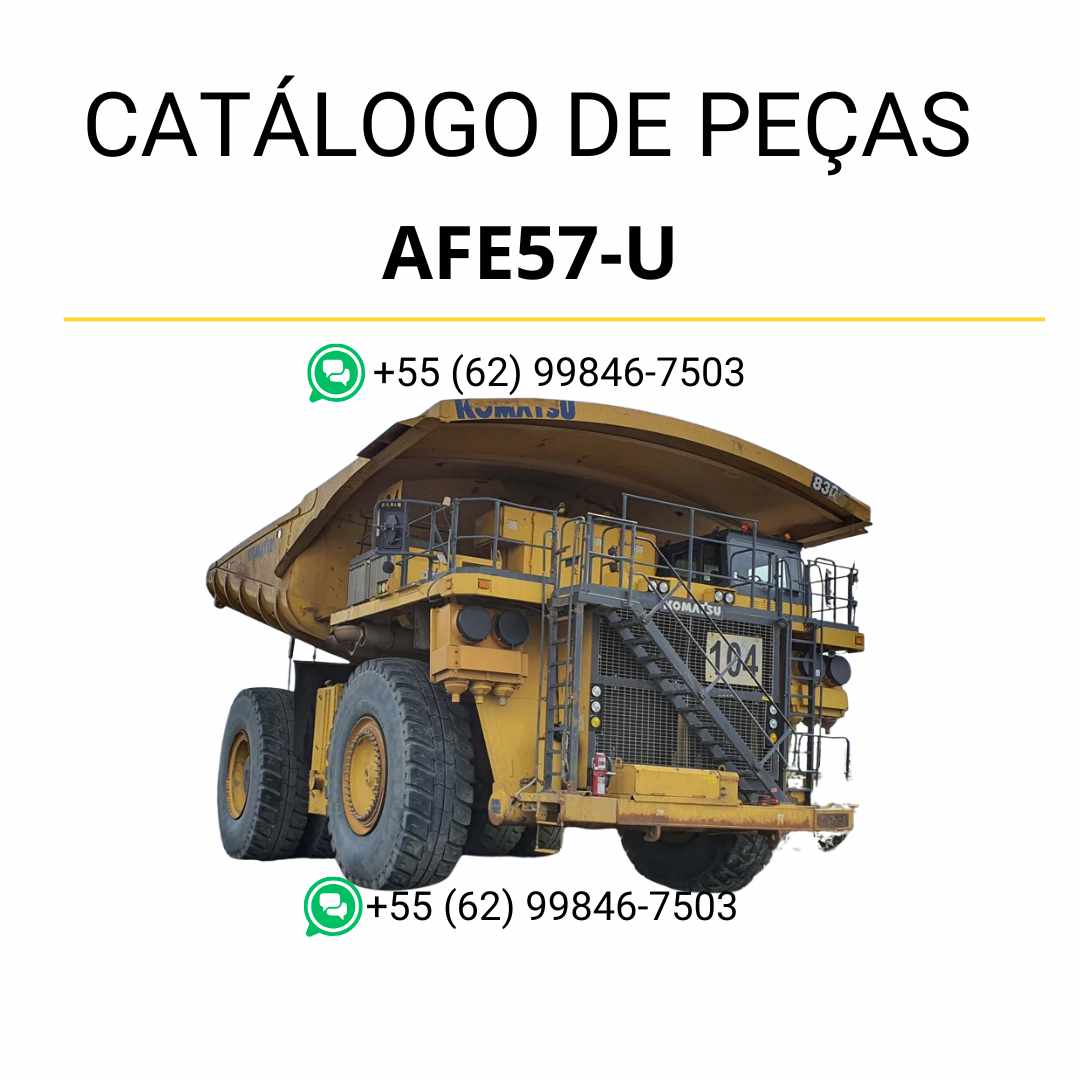 Catálogo de peças Komatsu 830E-AC em PDF com organização técnica dos sistemas e identificação precisa dos componentes do caminhão basculante