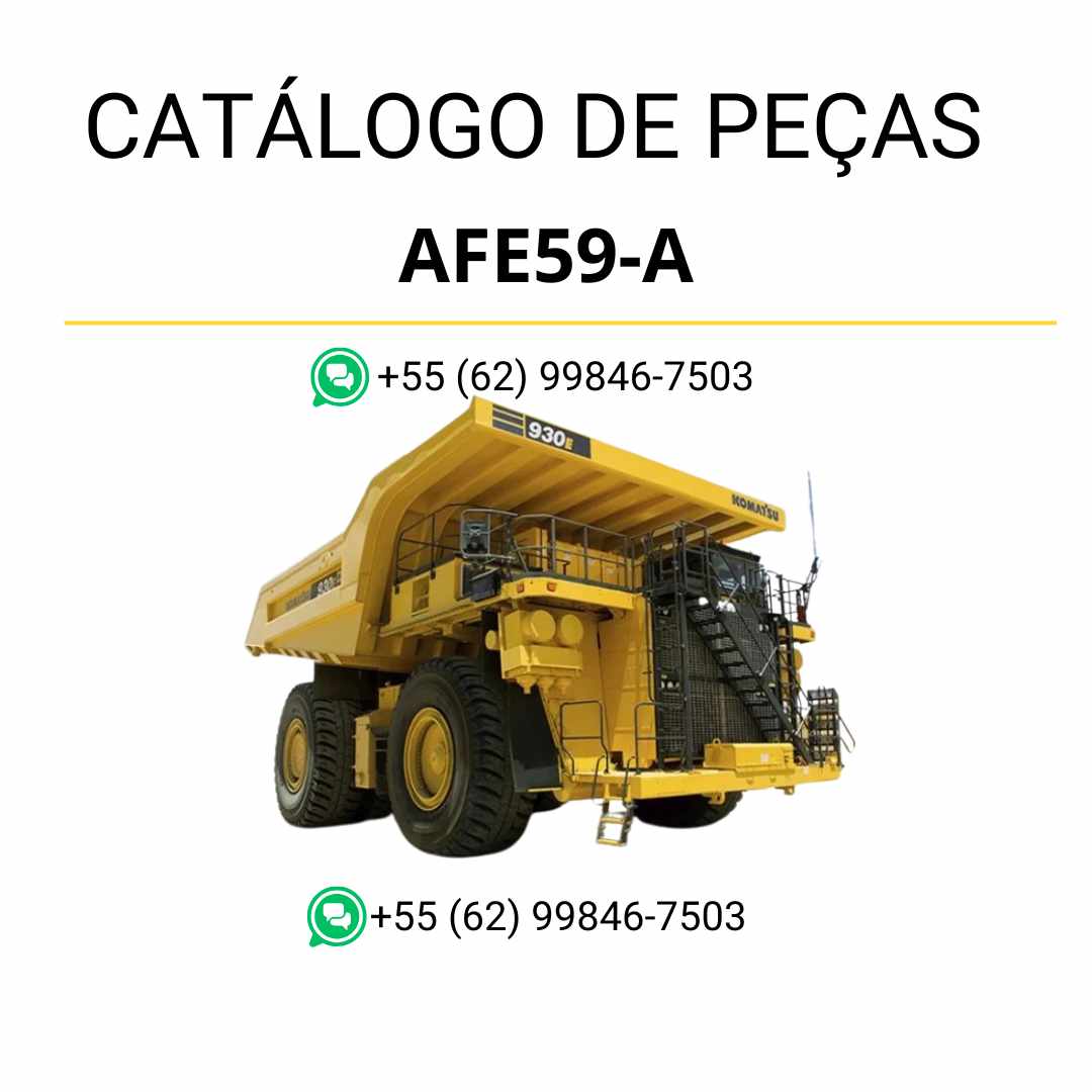 Catálogo de peças em PDF do Komatsu 930E-4 com visão técnica dos conjuntos e organização clara dos componentes do caminhão basculante