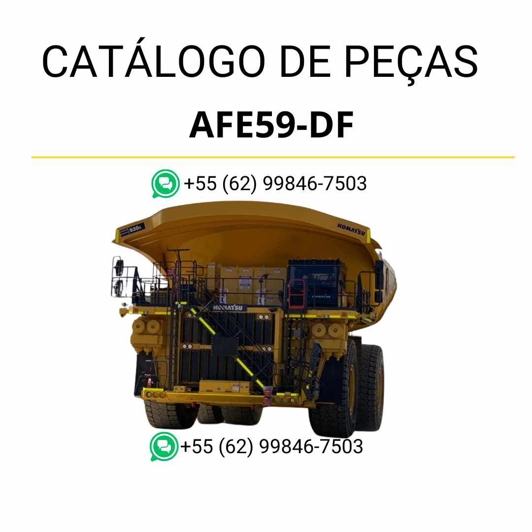 Catálogo de peças Komatsu 930E-4 em PDF, com esquemas técnicos detalhados e identificação precisa dos componentes do caminhão basculante