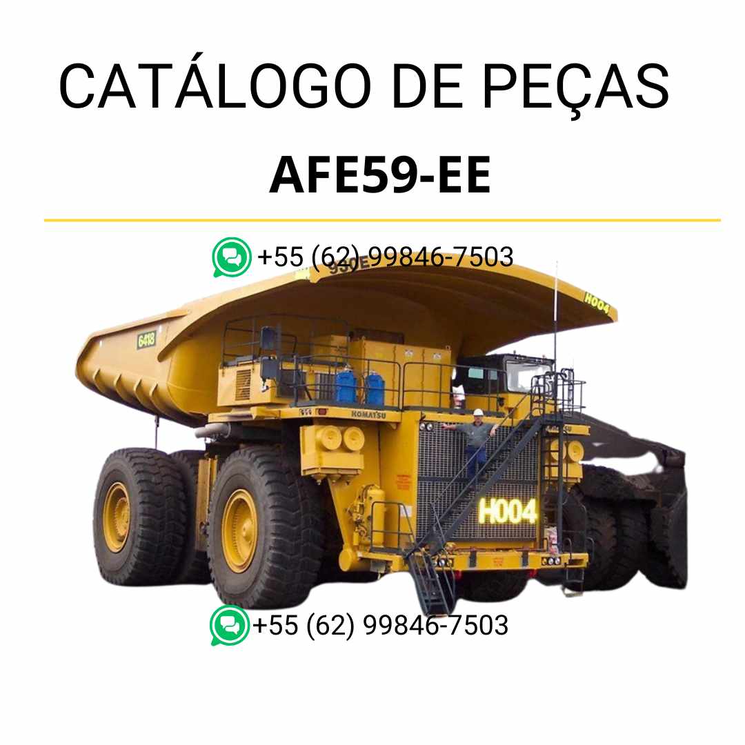 Catálogo de peças Komatsu 930E-4 em PDF, com detalhamento técnico por sistemas e referência visual dos componentes do caminhão basculante