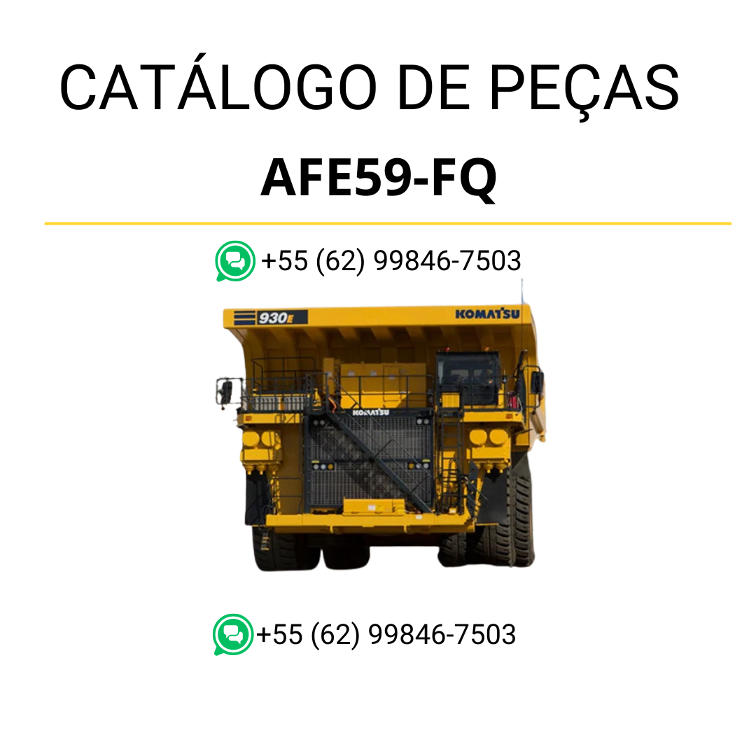 Catálogo de peças em PDF da Komatsu 930E-4, com ilustrações técnicas detalhadas e identificação clara dos componentes do caminhão basculante