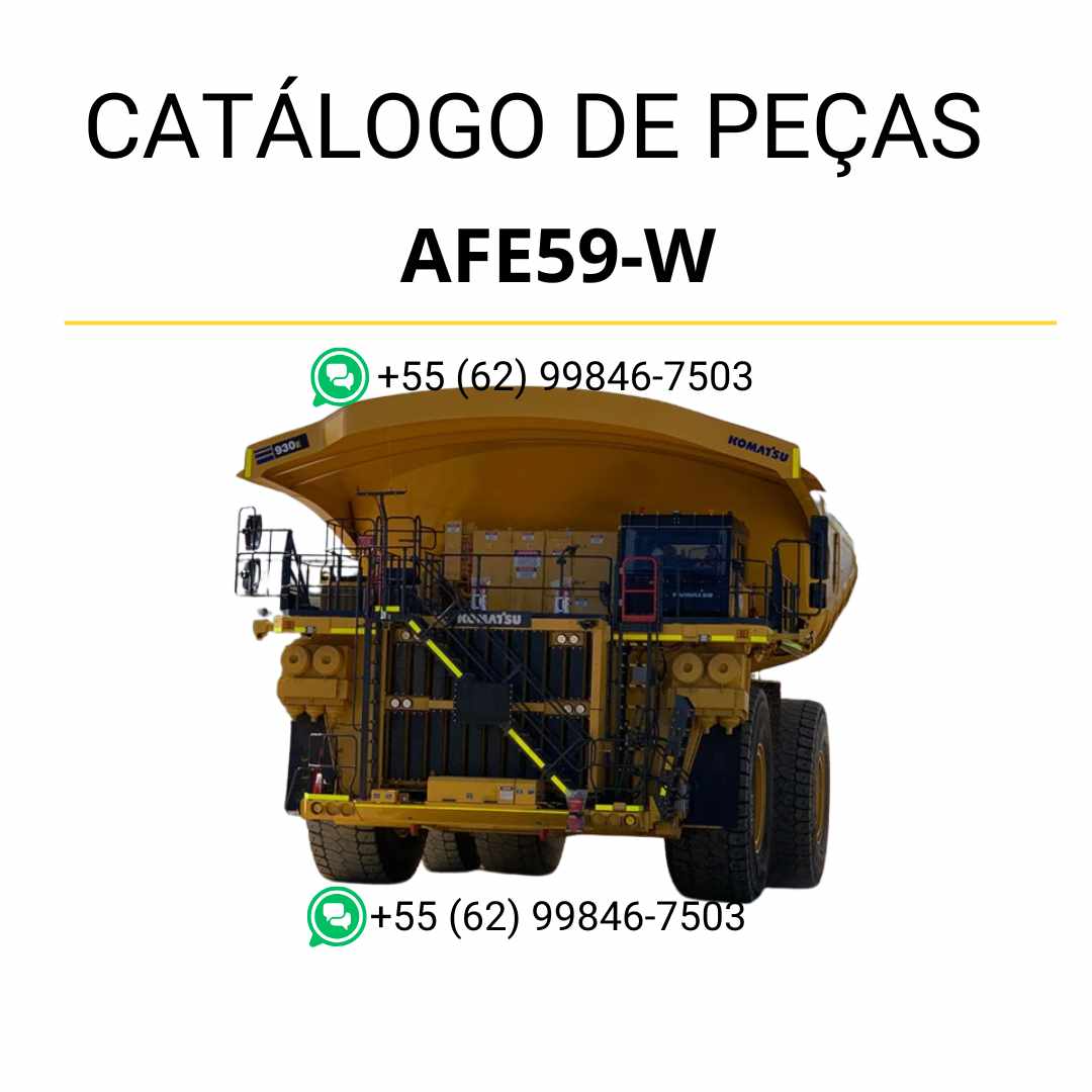 Catálogo de peças em PDF da Komatsu 930E-4, com diagramas técnicos detalhados e organização clara dos componentes do caminhão basculante