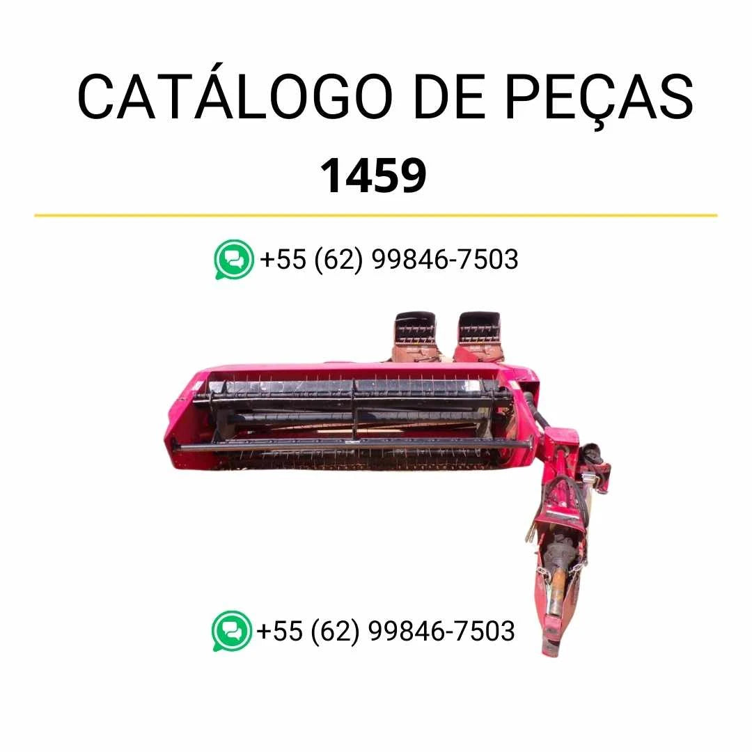 Catálogo de peças Massey Ferguson 1459 cortador em PDF, com ilustrações técnicas e lista completa dos componentes para manutenção e reposição.