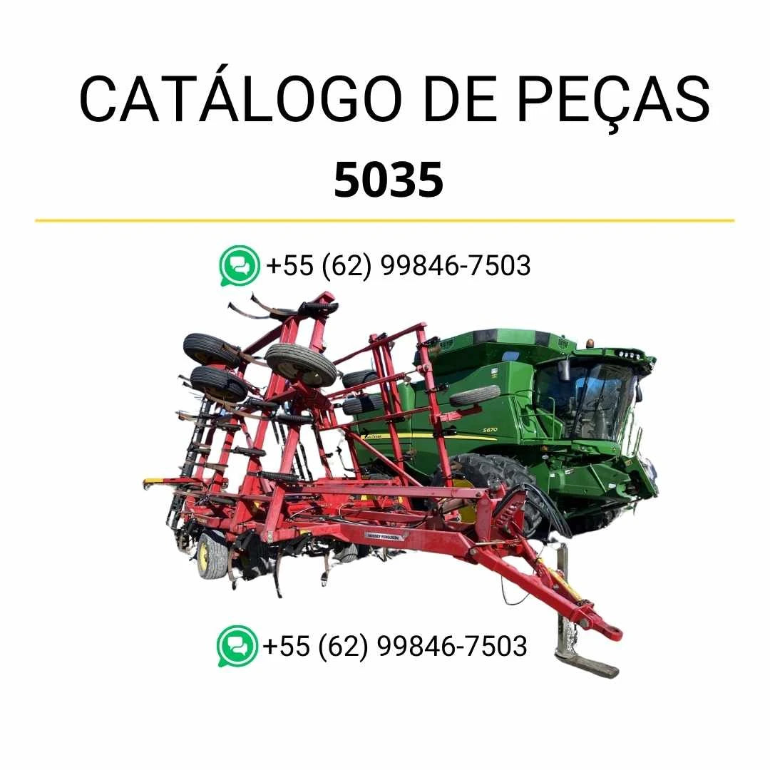 Catálogo de peças Massey Ferguson 5035 Cultivador de Campo em PDF com ilustrações técnicas e lista completa de componentes